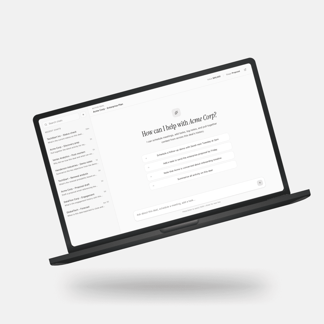 CRM AI Widget